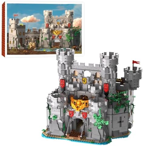 medieval castle architecture building blocks sets for adults, main product view