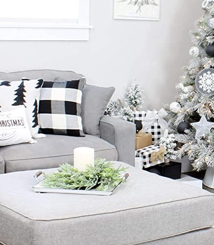 auldhome design artificial christmas wreaths (2-pack, 14-inch); evergreen showing dimensions
