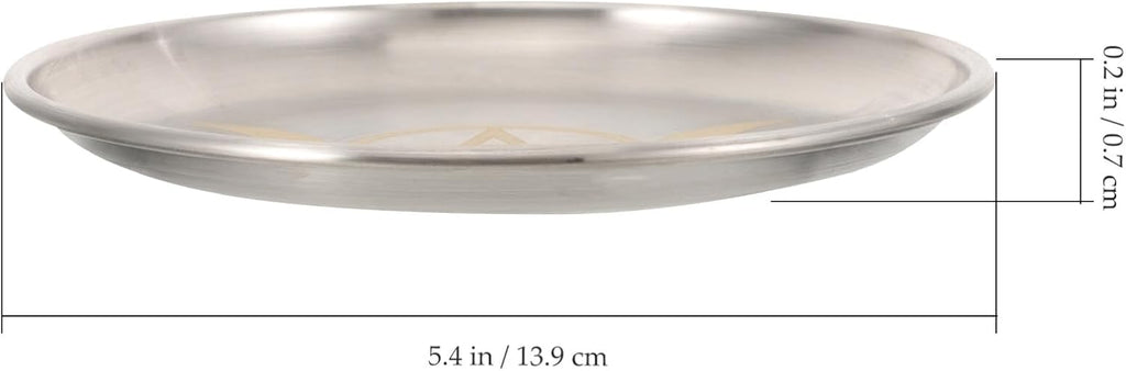 COHEALI Altar Plate Candle Holder Ritual Burning Incense Burner Offering Bowl Decorative Tealight Tray Witchcraft Wiccan Tarot Supplies