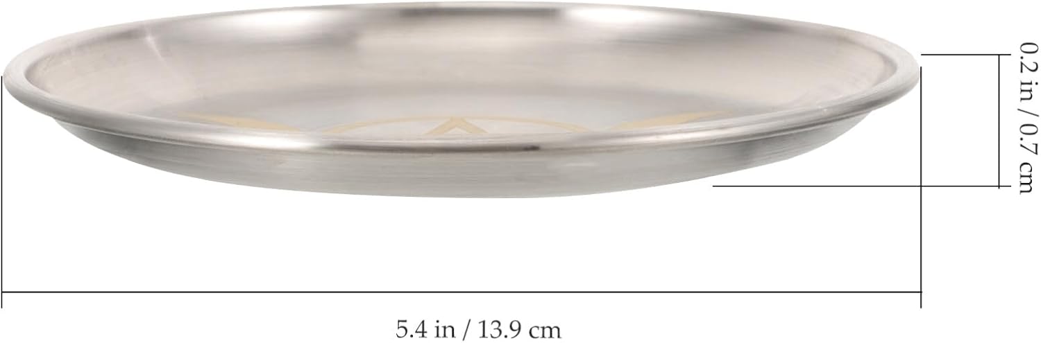 COHEALI Altar Plate Candle Holder Ritual Burning Incense Burner Offering Bowl Decorative Tealight Tray Witchcraft Wiccan Tarot Supplies