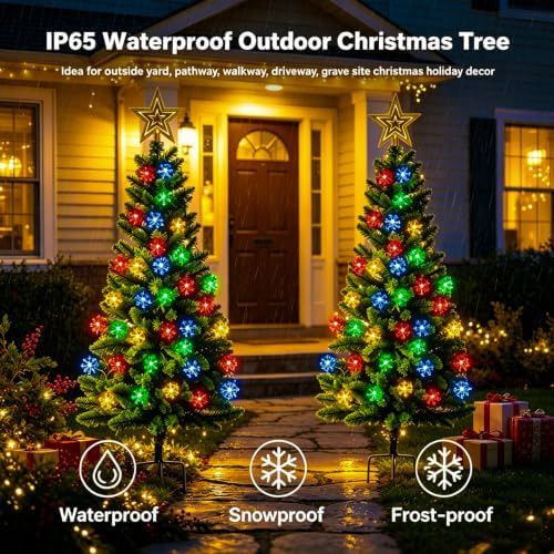 4ft 100led solar christmas tree for outdoor christmas, package contents