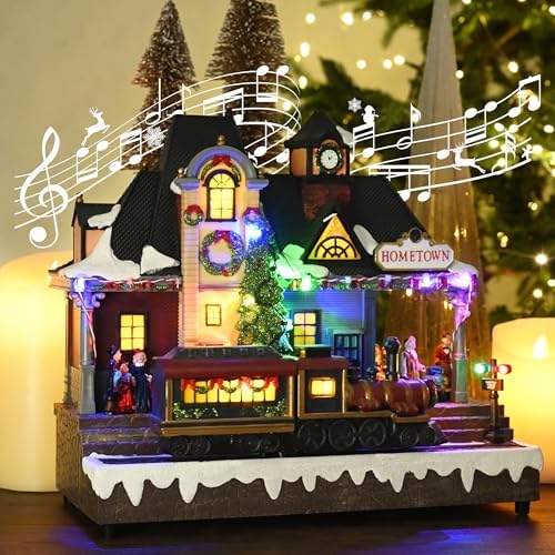 valery madelyn christmas railway station shown in use