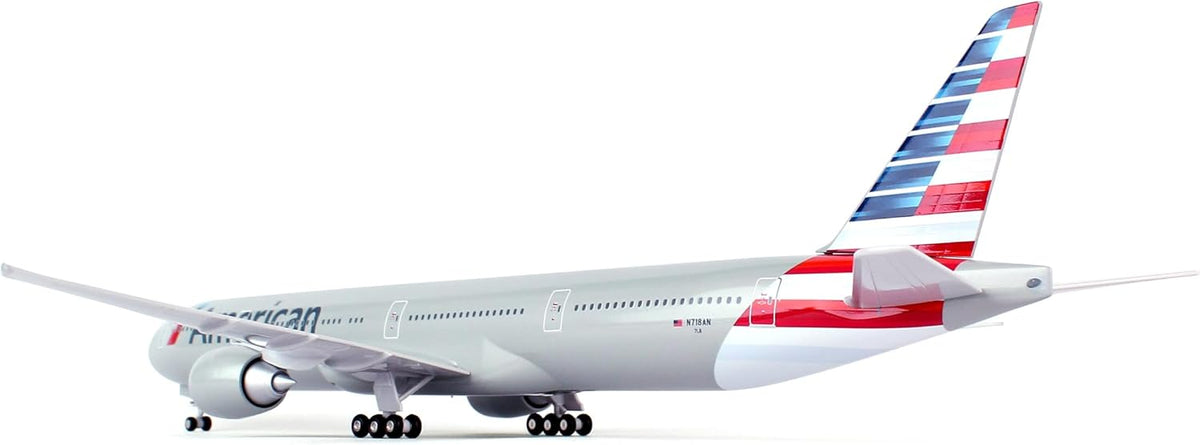 daron skymarks skr715 american 777-300 new livery airplane shown in use
