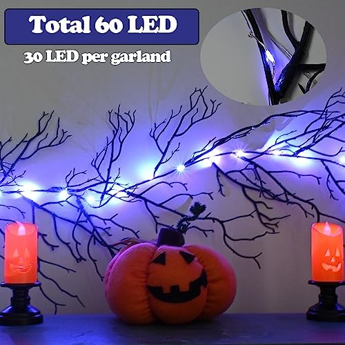 hamifinee halloween dead branch garland with timer 2, package contents