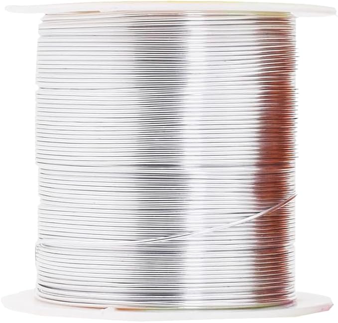 Mandala Crafts 20 Gauge Anodized Aluminum Craft Wire for Jewelry Making - 400 FT Colored Flexible Neutral Combo Wire - Bendable for Bonsai Armature Crafting Sculpting