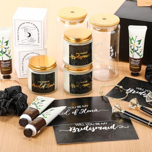 teenyyou 60 pcs bridesmaid proposal gift set with, package contents