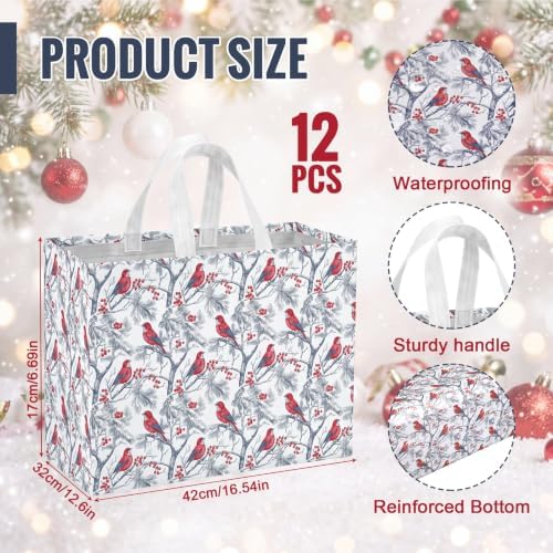 chinese extra large christmas gift bags bulk shown in use