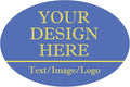 Custom Stickers 70-1000 Personalized Labels for Birthday Party Wedding, Customized Stickers for Business Logo(Oval)