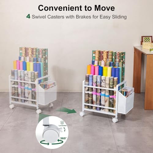 aquzee wrapping paper storage, blueprint holder, 6 adjustable, package contents