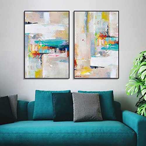 20x30 canvas floater frame for impressionism landscape art,black, package contents