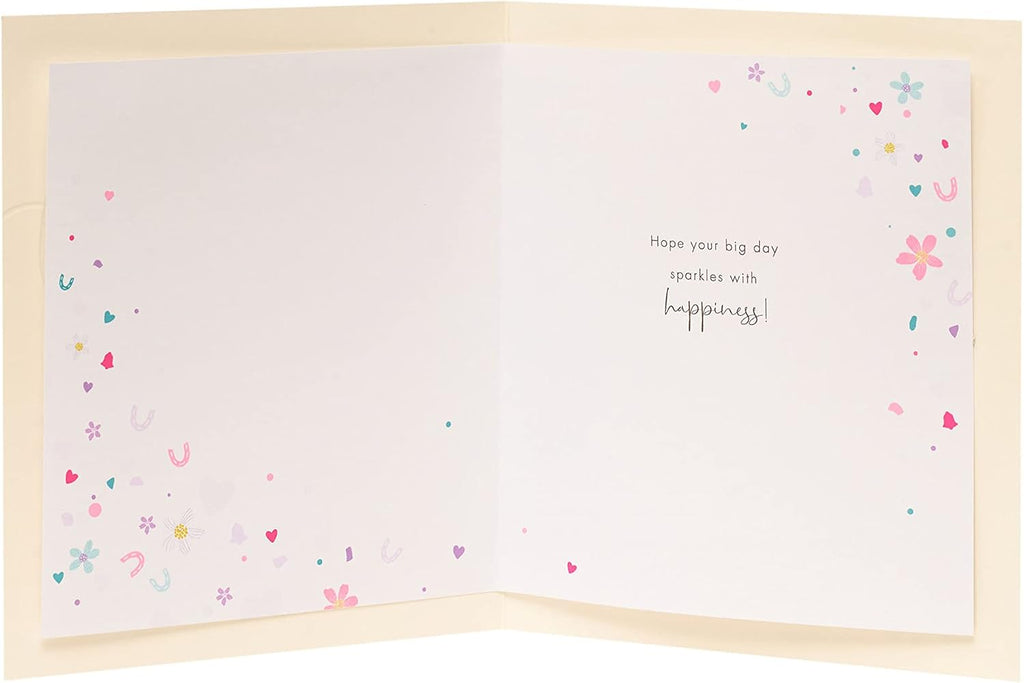 UK Greetings Card Day Celebration Card - Contemporary Day Card for Friends Day Card for Couple, Multi