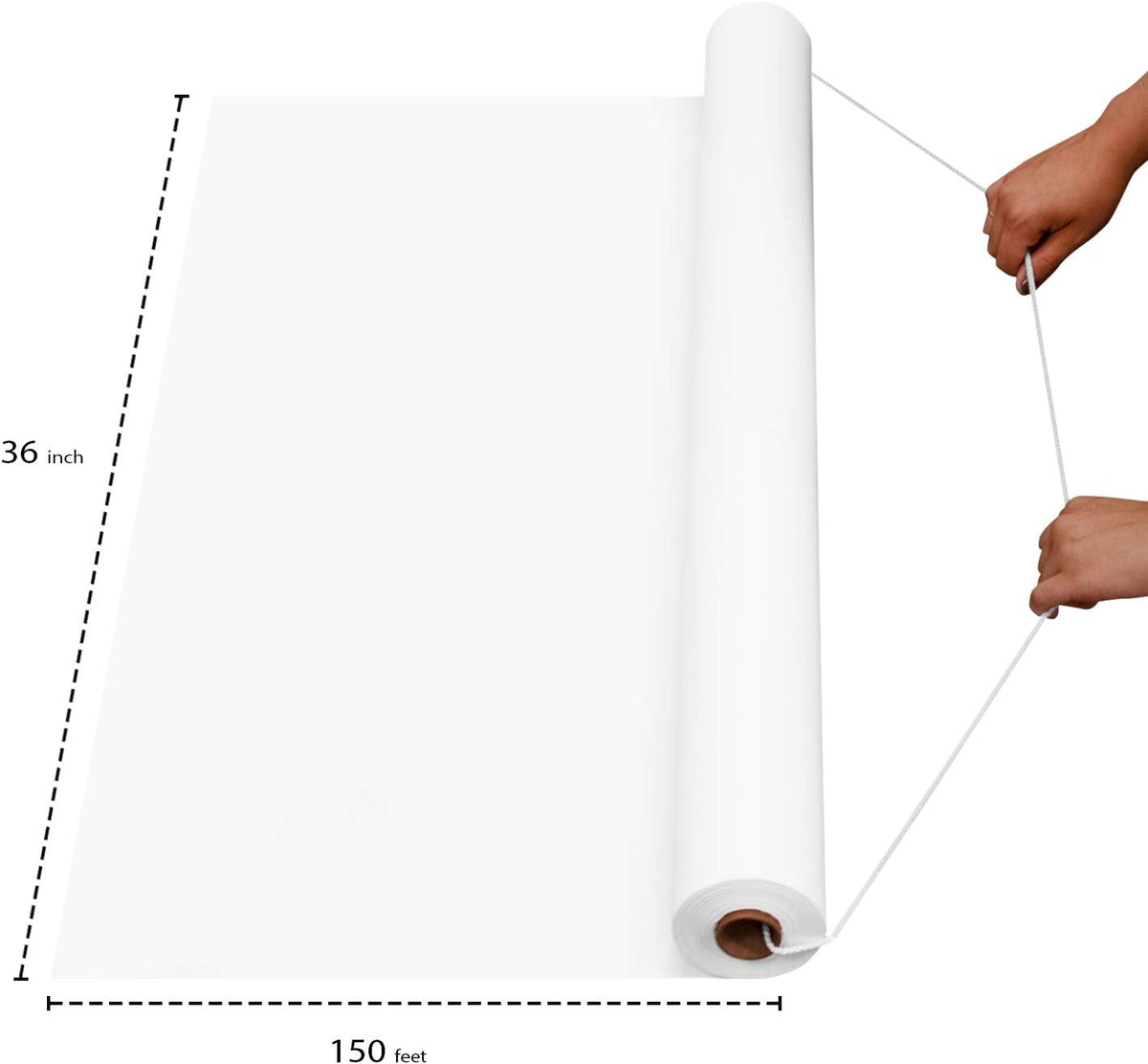 Party Essentials Plastic Disposable Aisle Runner for Wedding Ceremony Events ...