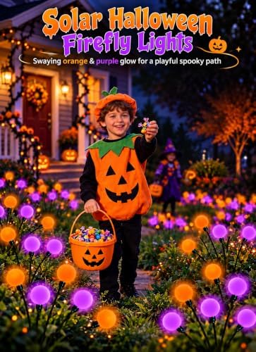 ozs 6 pack orange purple halloween decorations outdoor, package contents