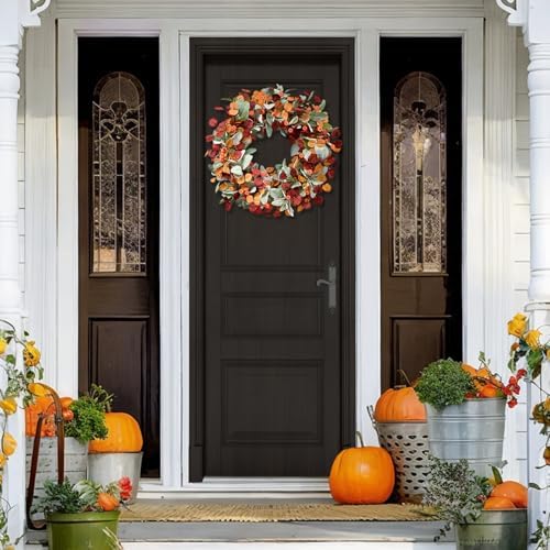 waipfaru fall decor, 26 inch fall wreaths for on a desk or shelf