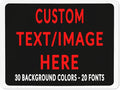 Custom Sign Personalized Custom Metal Sign, Customize For Office, Business, Workplace, Office, Home, Delivery Signs 6x8