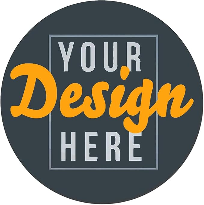 Custom Stickers for Weddings, Birthdays & Businesses - Personalized Labels with Your Logo - Waterproof, Fade and Heat Resistant - Pack of 100-1000 (Custom Image, 2.5 Inch)