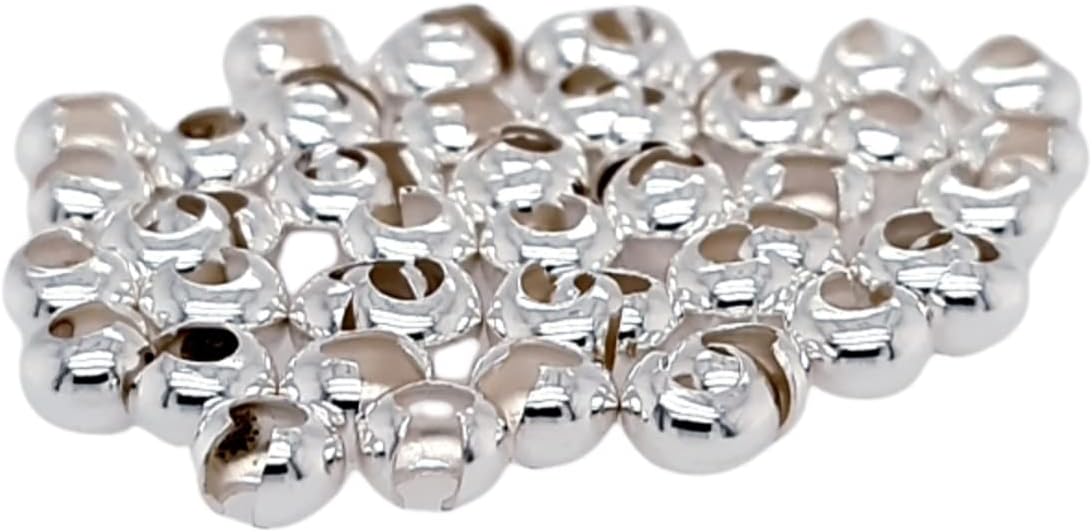 925 sterling silver open crimp bead covers, 4mm, main product view