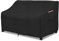 okcool Heavy Duty Patio Sofa Cover, 100% Waterproof 3-Seater Outdoor Sofa Cover Fits up to 79W x 38D x 35H Inches, Lawn Patio Furniture Covers,Black
