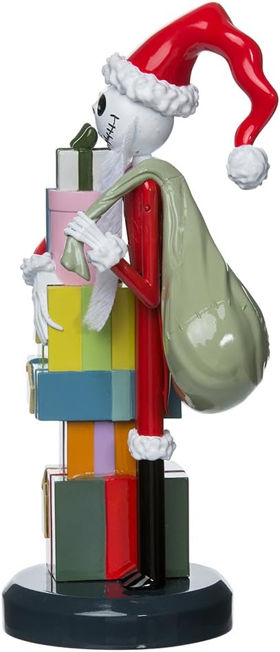 kurt adler dn6173l 10" jack skellington nutcracker showing dimensions