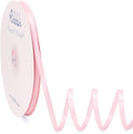 Ribbli Light Pink Satin Ribbon Double Faced Satin 1/4 Inch x Continuous 100 Yards-Baby Pink Ribbon for Gift Wrapping Crafts Wedding Decoration Bows Bouquet Floral Arrangement