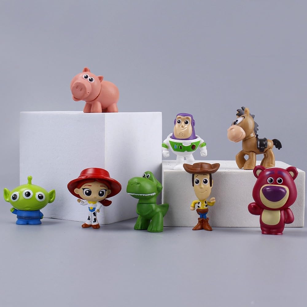 Toy Story cake topper Set 8Pcs Toys cake decorations for party supplier birthday