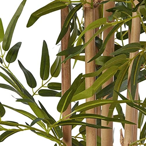 nearly natural 64 in artificial bamboo tree with, front angle view
