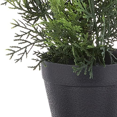 nearly natural 2ft. mini cedar pine tree (indoor/outdoor) on a desk or shelf