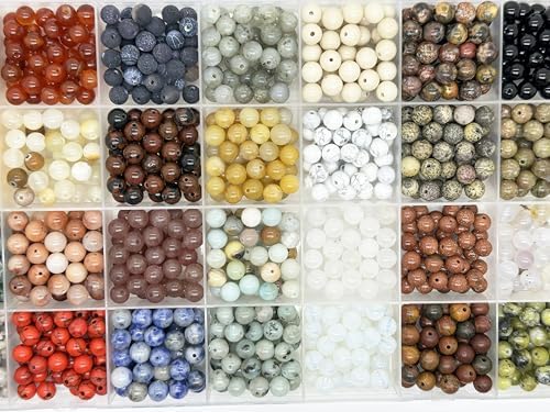6mm natural gemstone beads loose gemstone for jewelry, close-up detail