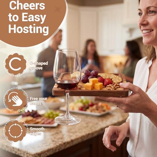 silifine 6 pcs wine appetizer plates with wine shown in use