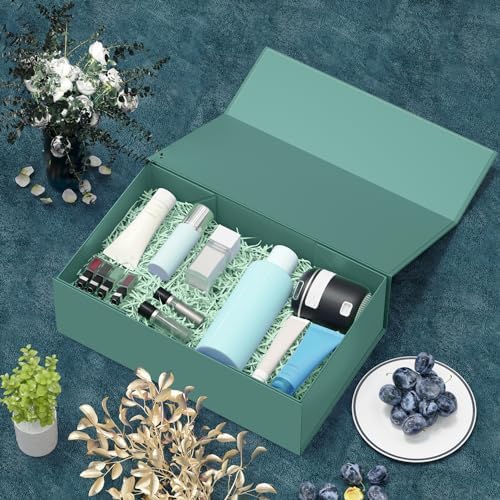 ryddoy 5 pack green gift box, 9.5x6x3'' gift, package contents