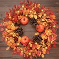 26 inch large foldable fall wreath for front, main product view