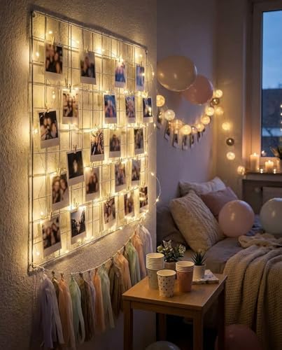4Pack 80FT 240LED Fairy Lights Battery Operated with Remote & Timer | 8 Modes Twinkle String Lights Battery Powered Indoor Outdoor Waterproof for Bedroom Wedding Classroom Christmas Décor, Warm White