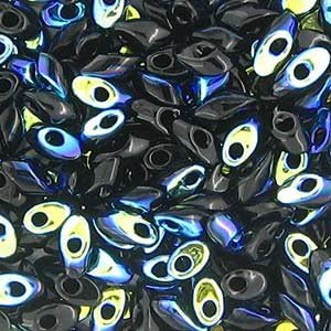 100g Grams Long Magatama Bead Mix, Miyuki. Lime, Chartreuse, Green, Midnight,...