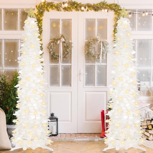 6 ft pop up christmas tree with 100, view 9