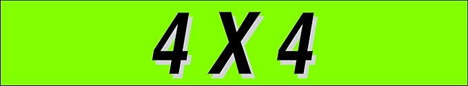 Ez-line Vinyl Windshield Stickers 3 Dozen 15 Inch Chartreuse Slogan Dealership Pro Pack for Car Lots (EZ115-Pack7)