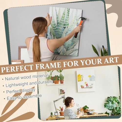 doublefill 3 pack canvas stretcher bars, 16x20 in showing dimensions