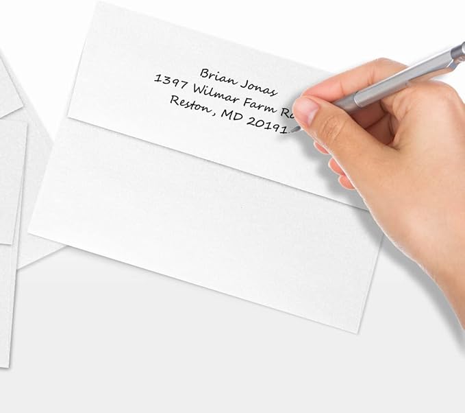 LUXPaper A7 Invitation Envelopes | Peel & Press | 5 1/4" x 7 1/4" | Crystal Metallic | 80lb. Text | 50 Qty