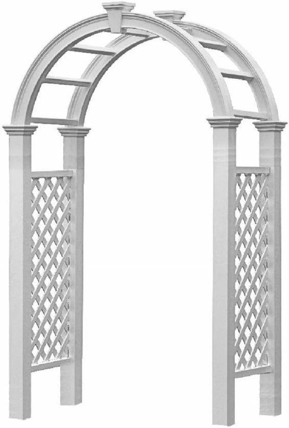 nantucket legacy 60"w x 94"h vinyl arbor, main product view
