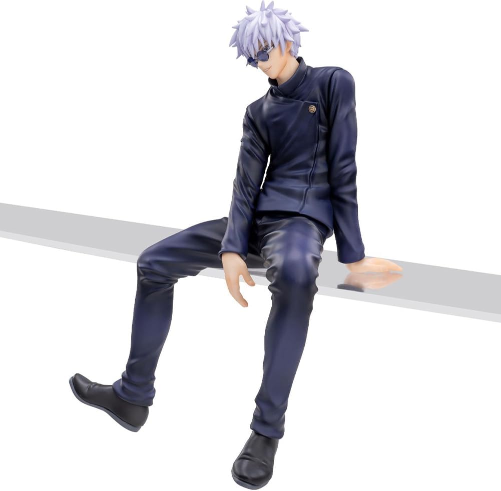 QAHEART 2pcs JJK Figure Geto Suguru Figure, Anime Figurine Model Gojos Statue Cake Topper Decoration Handmade Collectible Desktop Decor Gifts for Fans