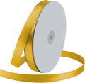 5/8" Wide x 100 Yards Single Face Polyester Satin Ribbon, Satin Ribbon for Crafts, Gift, Hair Bows, Wedding Party Decoration, Bow Making & Other Projects (Yellow)