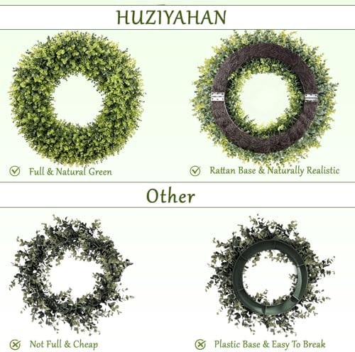 huziyahan 32 inch extra large boxwoods green spring, view 9