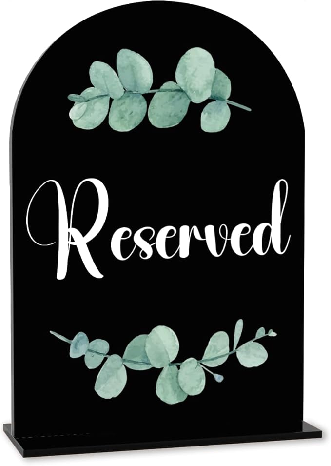 Black The Drinks are on Us Sign, Wedding Engagement Bridal Shower Party Decor for Reception Ceremony, Open Bar Signs, Weddings Table Acrylic Sign