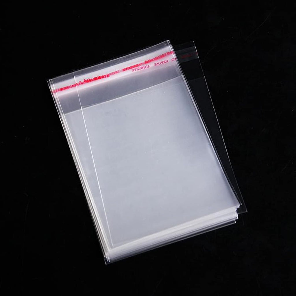 5x7 Inch 240Pcs Self Sealing Clear Cellophane Bags, Adhesive Cookie Treat Bag for DIY, Small Products, Food, and Gift Packaging