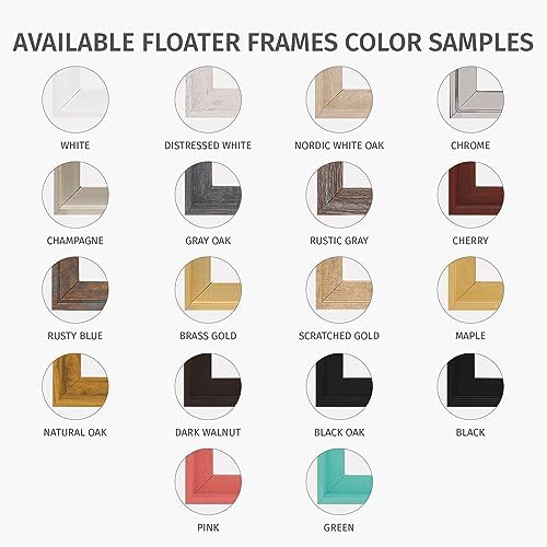 pixy canvas floater frame 16x20 for 3/4 (0.75), view 9