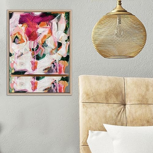pixy canvas floater frame 16x20 for 3/4 (0.75), close-up detail