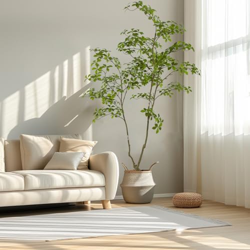afand artificial gardenia tree,6ft（1pack） tall fake plants artificial, side view