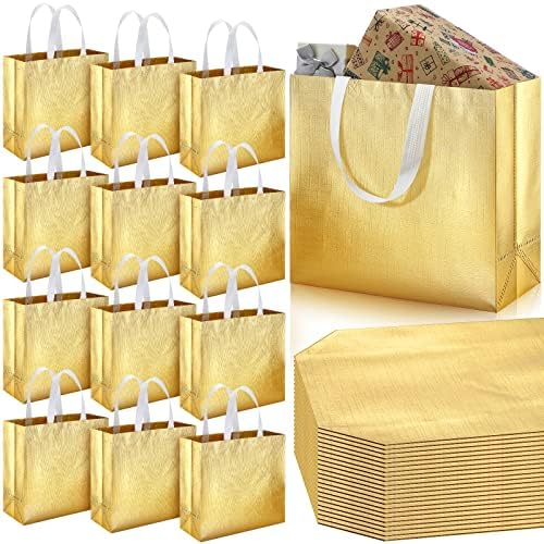 zhehao 64 pcs gold reusable grocery bags 12.7, main product view