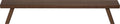 WEIGLA – Candle Arch Stand from the Ore Mountains | Brown | Erzgebirge Wooden Window Sill Riser | Decorative Beechwood Base for Christmas Candle Arches | Podium for Light Arch | 45 x 7.5 x 11 cm