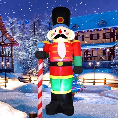 8 ft christmas inflatables nutcracker outdoor decorations, main product view