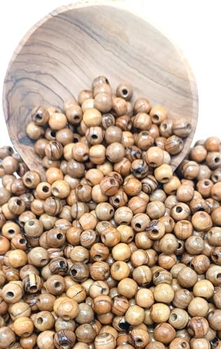 jerusalem olive wood making a rosary beads supplies, package contents